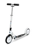 Micro Scooters | Micro Classic Scooter | 8+ Years | Perfect for Adults & Kids | Big Wheels | Foldable | Handlebar Adjustable | White