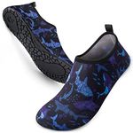 SIMARI Water Shoes Women Men Quick-Dry Swim Pool Beach Breathable Aqua Socks Soft Barefoot Slip-on Non-Slip Outdoor Sports Surf Yoga Exercise Diving River Lake Footwear SWS001