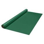 Party Essentials Heavy Duty Plastic Banquet Table Roll Available in 27 Colors, 40" x 150', Hunter Green