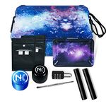 NKTOLEE Colorful Sky Storage Box ABS Plastic Storage Container with Lock - Smell Proof Waterproof Box Suit for Travel Storage Box Smell Proof Humidor Storage Box