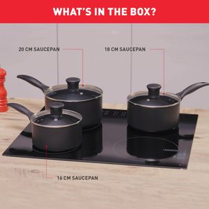 Tefal 3-Piece Induction Cookware Set – Non-Stick Pots and Pans