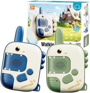 Walkie Talkie Kids - Toys for 2 3 4 5 6 Year Old Boys Girls Dinosaur Toys for Boys Gifts for 5 6 7 8 Year Olds Kids Age 4-7 Walkie Talkie Outdoor Camping Gifts Birthday Xmas Easter Stocking Fillers