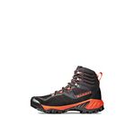 Mammut Sapuen High GTX Men Mountaineering Boot, Black, Hot Red, 9 UK