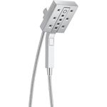 Delta Faucet 2-in-1 Showerhead with Handshower I 10 Year Warranty I In2ition 4-Spray Setting Overhead and Handheld Shower I H2Okinetic Shower head for Bathroom with 1.5 meter Hose I Chrome - 58473-PR