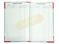 LRS Cash Book Register Size - 32 x 20 cm - Hard Bound - 70 GSM Ledger Paper (60 Pages - Pack of 5)