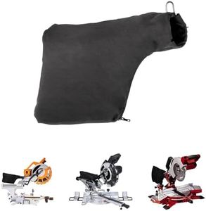 Jieddey Dust Bag for 255 Model Miter Saw,Sawdust Bag Black 9 inch Mitre Saw Dust Bag with Zipper & Wire Stand for easy Disposal of Dust Inside 255 Model Miter Saw Accessories 02149