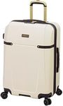 LONDON FOG Brentwood Ii 25" Expandable Hardside Spinner, Cream, 25-Inch, London Fog Brentwood Ii 25" Expandable Hardside Spinner