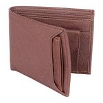 SAMTROH Brown Slider ATM Design PU Leather Wallet for Men | 6 Card Slots I 2 Currency & Secret Compartments I 1 Coin Pocket & 1 ID Card Slots