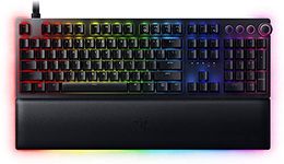 Razer Huntsman V2 Analog Gaming Keyboard Analog Optical Switches, Powered Chroma RGB Full Siz Black - RZ03-03610100-R3M1