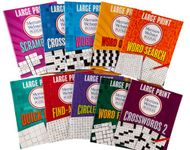 Large Print Merriam-Webster Puzzles 10 Booklet Set