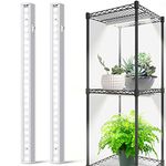 SpeePlant LED Grow Light Strips, T5 Grow Lights, Full Spectrum, 1FT 5000K, Grow Lights for Indoor Plants Strip, Plug and Play with ON/Off Switch, 2-Pack