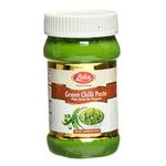 Zaika Fresh Green Chilli Paste 26.45oz (750gm) - Premium Quality Green Chilli Paste for Cooking - Airtight Jar | Non-GMO | No Colors | Indian Origin – Fresh Green Chilli All-Natural Ingredients (Green Chilli Paste)