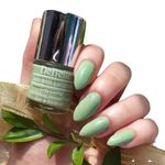 Debelle Gel Nail Polish Fleur Pistachio (Turquoise Mint Green)|Non Uv - Gel Glossy Finish |Chip Resistant | Seaweed Enriched Formula| Long Lasting|Cruelty And Toxic Free| 8Ml