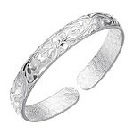 Abiotp 925 Sterling Silver Cuff Ban