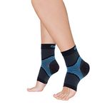 Copper Fit ICE Plantar Fasciitis Compression Sleeve Infused with Menthol, Large/X-Large, 1 Pair