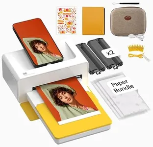 KODAK Dock Plus 4Pass Instant Photo Printer (4x6 inches) + 90 Sheets Gift Bundle