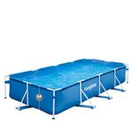 Funsicle 15 Feet and 33 inches Deep Rectangular Large Metal Frame Pool, Above Ground Family Backyard Swimming Pool with sturdy metal frame and a durable liner