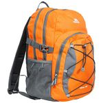 Trespass Albus Backpack Perfect Rucksack for School, Hiking, Camping or Work, Orange, 30 Litre