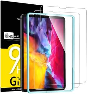 NEW'C 2 Piezas, Protector Pantalla para iPad Air 5.ª/4.ª Gen (2022/2020) 10,9 Pulgadas, iPad Pro 11 Pulgadas (2022/2021/2020/2018, 4ª/3ª/2ª/1ªgen), Antiarañazos, Cristal Templado Ultra Resistente