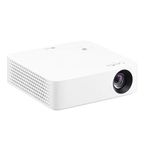 LG PH30N CineBeam Portable HD LED Projector with 2 Hours Battery Backup | 1280 x 720 RGB LED 100,000:1 | Wireless Connection | USB Plug & Play, White, Small