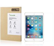 iFlash Tempered Glass Screen Protector Compatible For Apple iPad Air 3 (10.5 inch 2019 Model) and iPad Pro 10.5 inch (2017) - Transparent Crystal Clear / 2.5D Rounded Edges / 9H Hardness / Scratch Proof / Bubble Free