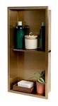 ALFI brand ABNP1224-BG Shower Niche, Brushed Gold 12 x 24 x 4