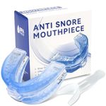 NAVESO Anti Snoring Mouthpiece, Anti Snoring Device, Anti Snoring Mouth Guard, Sleep Apnea Mouth Guard, Comfortable and Adjustable Snoring Aids for Men Women, Snore Stopper