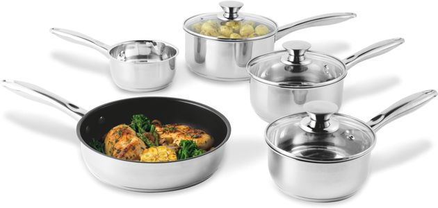 Russell Hobbs 5-Piece Pan Set – Non-Stick Cookware Set