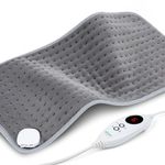 Heating Pad ALLJOY Heating Pads for Back Pain Relief, 69x29cm Electric Heat Pad with Auto Shut Off, 6 Heating Settings, Machine Washable Heating Pad, Gifts for Women Men Mom Dad