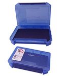 Gamakatsu G3200SF G-Box, 3200 Slit Foam Case, Blue, Size 8.1" x 5.7" x 1.6"