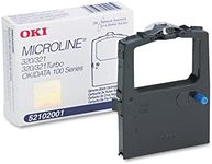 Oki Black Ribbon Cartridge -Black -