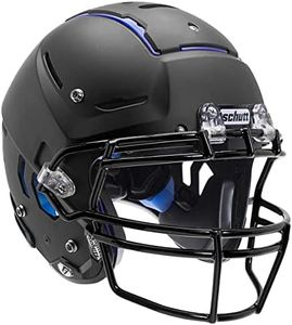 Schutt Sports F7 LX1 Youth Football Helmet (Facemask NOT Included), Matte Black, X-Large