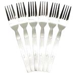 Buystarget 6 X STAINLESS STEEL CUTLERY DINING TABLE FORKS DINNER FORKS