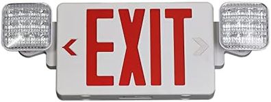 TANLUX Red Exit Sign with Emergency