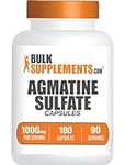 BULKSUPPLEMENTS.COM Agmatine Sulfate Capsules - Supplement for Nitric Oxide Production - Gluten Free - 1000mg per Serving - 90-Day (3-Month) Supply (180 Capsules)