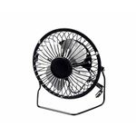 Status USB Desk Fan | 4 Inch Portable Mini Fan | Single Speed Small Fan | Black | SUSBBLKWFAN1PKB4_OOP