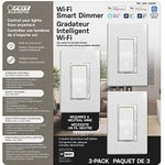 Feit Wi-Fi Smart Dimmer Works with Google Alexa Siri 3 Value Pack