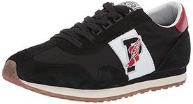 POLO RALPH LAUREN Men's Train 90 Sneaker, Black/Red, 8.5 D US