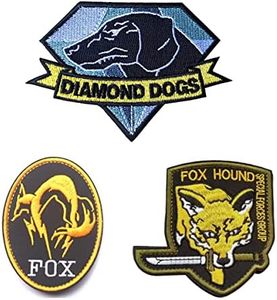 Homiego Military Morale Diamond Dogs and Metal Gear Solid Fox Patch (3pcs)