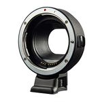 VILTROX EF-EOS M Auto Focus Lens Mount Adapter Converter Ring compatible with Canon EF/EF-S Lens to EOS-M (EF-M Mount) Mirrorless Camera EOS M1 M2 M3 M5 M6 M10 M50 M100