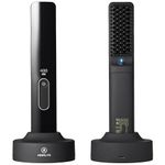 Aberlite Go 2 - Cordless Beard & Hair Straightener - Pain-Free Anti-Scald Comb Tooth - Advanced Ionic Conditioning - Wireless Straightener Heated Brush Comb- for All Beard Types