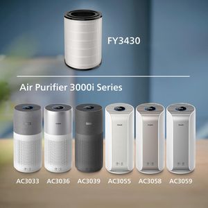 Philips 3000i Air Purifier – Grey, HEPA Filter, Large Room