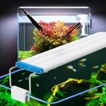 VAYINATO Glass Petzlifeworld La Series Ultra Thin Grass Frame Aquarium Light (La 30 | 10W | 30-40Cm), LED