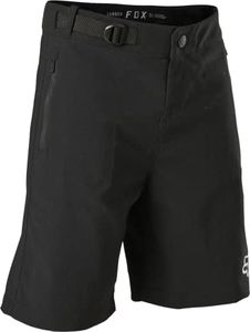 Fox Racing Kids' Youth Ranger Lined Mountain Biking Short, Black, 22