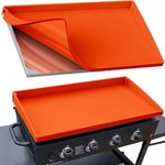 BANGIE Griddle Cover Mat for Blackstone 36 Inch Griddle Accessories | Full Wrap-Around Protection Silicone Mat for Griddle | Food Grade Silicone Grill Mat | ORANGE