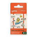 Yoto Make Your Own Cards – 5 Blank Audio Cards for Use with Kids Yoto Player & Mini Bluetooth Speaker, Play Audiobook Stories Music Radio Podcasts Learning Activities, Fun Gift for Children All Ages