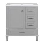 30" Bathroom Vanity Cabinet with Si