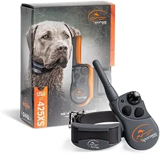 SportDOG Brand FieldTrainer 425XS Remote Training Dog Collar, E Collar for Stubborn Dogs - Waterproof, Submersible Up to 25 Feet, Rechargeable Dog Training Collar with Remote Shock, Vibrate, and Tone