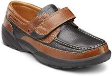 Dr. Comfort Mike Men's Therapeutic Diabetic Extra Depth Shoe: Chestnut/Black, Chestnut/Black, 9 Wide