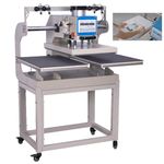 WUMSTOT 16x24 Pneumatic Dual Heat Press Machine with 4 Infrared Laser Heads